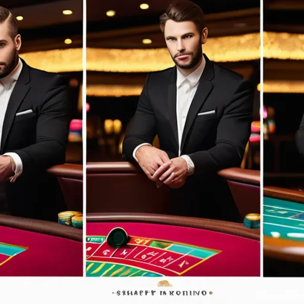 카지노 딜러로 일하며 얻는 장단점 - Here are three detailed image prompts in English, inspired by the provided text about a casino croup...